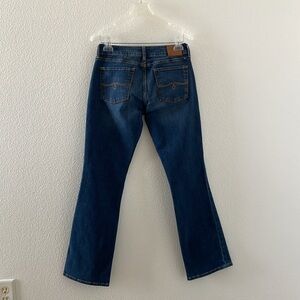 Lucky Brand- Lolita Boot. Mid rise medium wash Jean.